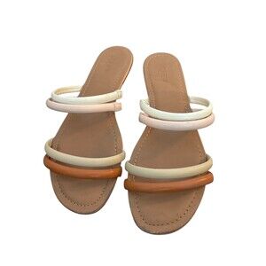 J. Crew Seaside Women’s Slide Sandals Style AO031 Size 9 M -W35